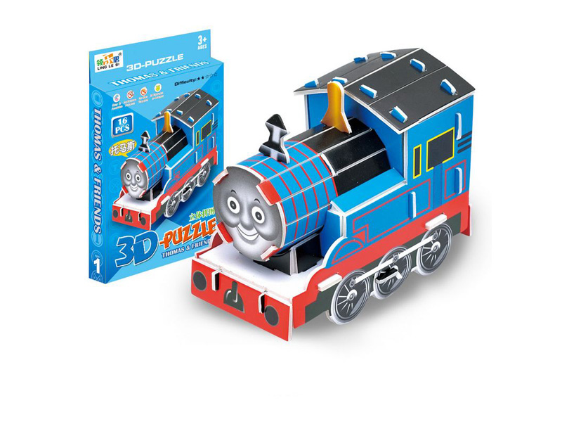 3d puzzle train
