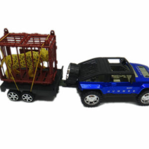 Animal trailer toy car toy tow a animal cartoon toy