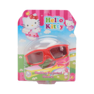 Flashing glasses toy projector glasses hello kitty glasses