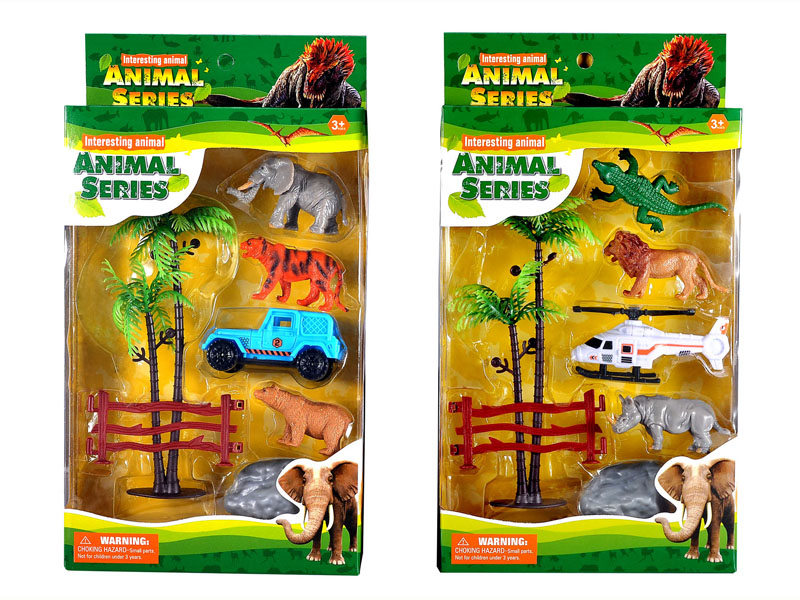 Animal series toy car toy with animal funny toy series