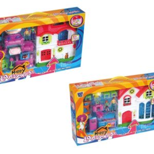 Happy house model toy house with light and music funny toy