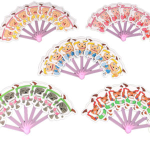 Folding fan cartoon toy funny toy