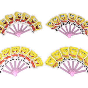 Folding fan cartoon toy funny toy