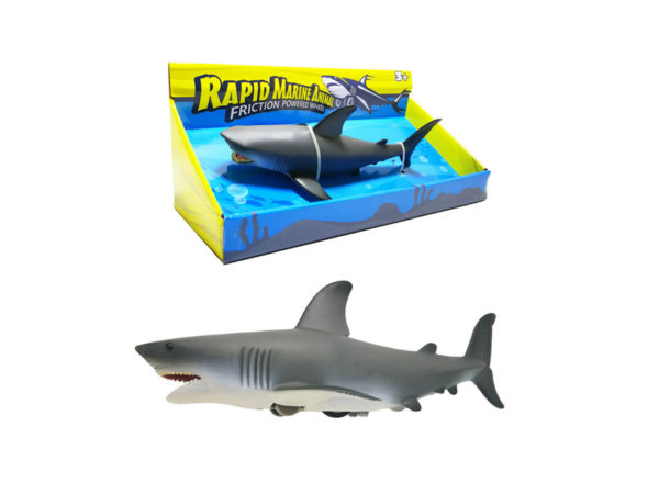 friction mako shark marine animal with wheel aqua toy