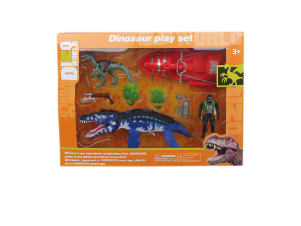 rescue dinosaur toy dino play set action figures