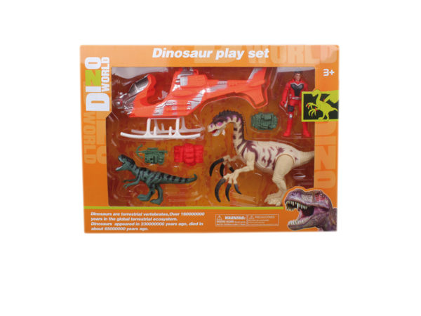 rescue dinosaur set dino play set action figures